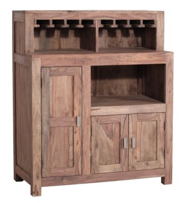 Bar aus Massivholz