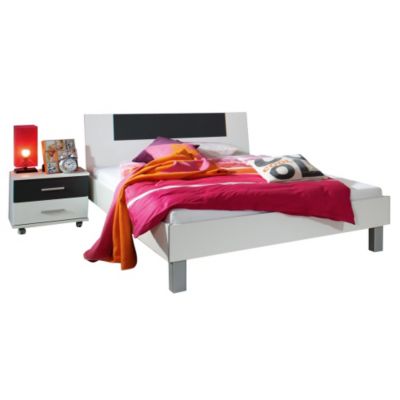 rauch Futonbett Wei&szlig; mit sch&ouml;ner Farbabsetzung Preisvergleich