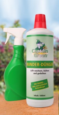 Captain Green WunderdÃŒnger, 1000 ml mit SprÃŒhflasche