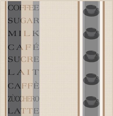 hk kleinmann Frottiertuch Coffee, 2er-Set, 50 x 50 cm Preisvergleich