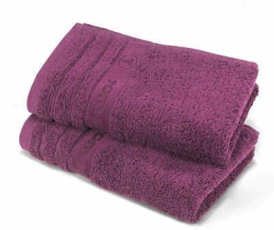 tom tailor BASIC Uni Walk Frottier Handtuch Serie, violet Preisvergleich