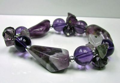 Luxxos Amethyst Armband 18 cm