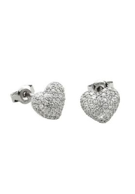 2Jewels Herzohrstecker Brilliance white