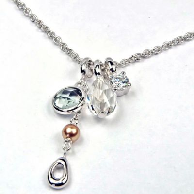 Fossil Collier mit 3 Anh&auml;nger JF15801 Preisvergleich