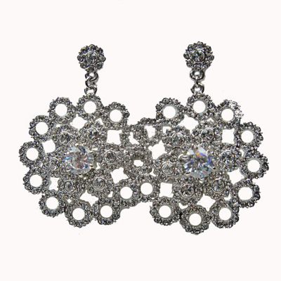 Luxxos Trendschmuck - OhrhÃ€nger mit 318 Kristallen