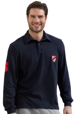 BLACKSPADE DESIGNER LOUNGE Sweatshirt Polokragen