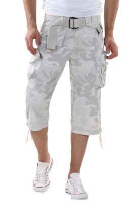 BRIGHT JEANS Vintage Camouflage Shorts 3/4 Preisvergleich