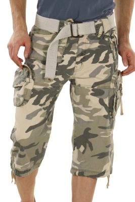 BRIGHT JEANS Vintage Camouflage Shorts 3/4 Preisvergleich