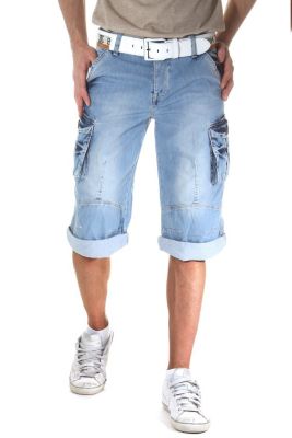 BRIGHT JEANS Denim Shorts 3/4 Preisvergleich