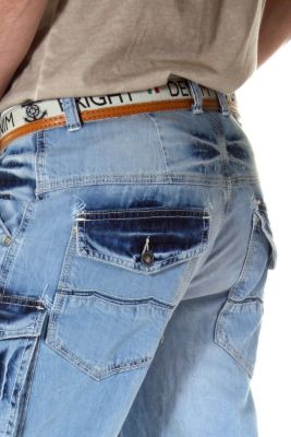 BRIGHT JEANS Denim Shorts 3/4 Preisvergleich