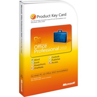 Microsoft Software Microsoft Office Professional 2010 Preisvergleich