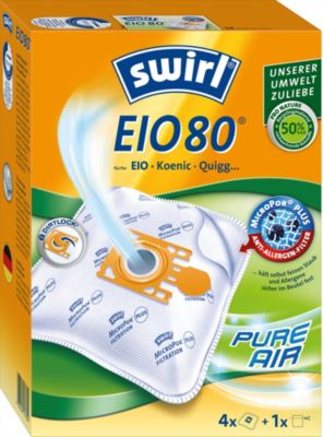 Swirl Staubsaugerbeutel Swirl Beutel EIO 80 AirSpace