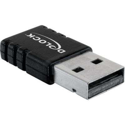 USB 2.0 WLAN N mini Stick 150 Mbps WLAN-Adapter schwarz