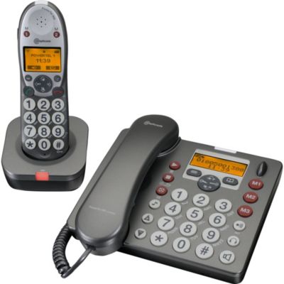 Audioline DECT-Telefon Audioline amplicom PowerTel 580 Combo Preisvergleich