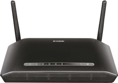D-Link DSL-2741B WLAN-Router schwarz (hochglanz)