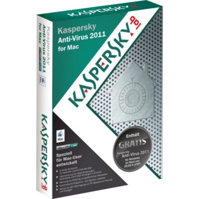 Kaspersky Vollversion Kaspersky AntiVirus for MAC 2011 1U Preisvergleich