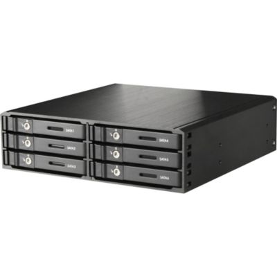 Sharkoon SATA QuickPort Intern 6-bay 5,25Â