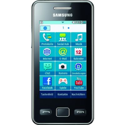 Samsung Handy Samsung Star II S5260 schwarz (hochglanz) Preisvergleich