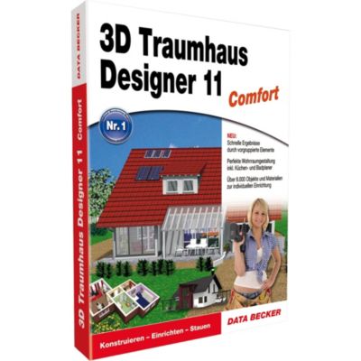 Data Becker Vollversion DATA BECKER 3D Traumhaus Designer 11 Comfort