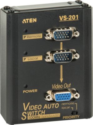 Monitor-Zubeh&ouml;r ATEN VideoSwitch 2-Port VS-201 Preisvergleich