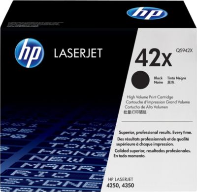 Hewlett-Packard Drucker Hewlett-Packard Toner Schwarz Q5942X Preisvergleich