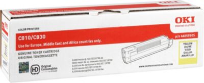 Oki Drucker Oki Toner Gelb 44059105