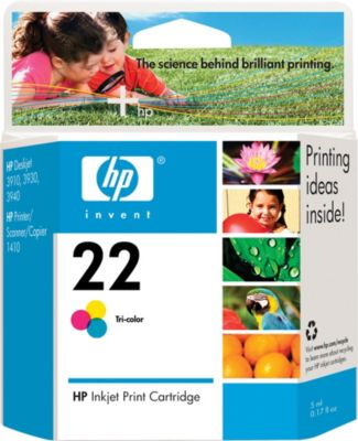 Hewlett-Packard Drucker Hewlett-Packard Nr.22 Tinte CO C9352A