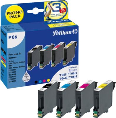 Pelikan Drucker Pelikan Tinte P06 BC Multipack 354068 Preisvergleich