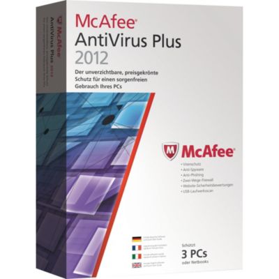 McAffee Antivirus Plus 2012 3U ML Preisvergleich