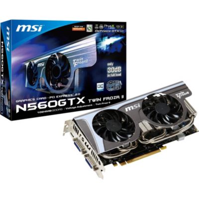 MSI Grafikkarte MSI N560GTX-Ti Twin Frozr II 2GD5/OC Preisvergleich