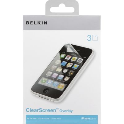 Belkin Screen Guard-Schutzfolie f�r iPhone 4 transparent F8Z678CW