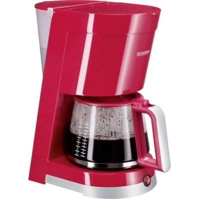 Severin KA 4055 Kaffeemaschine rot/silber Preisvergleich