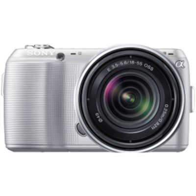 Sony NEX-C3KS KIT inkl. einem Sony-Objektiv Digitalkamera silber