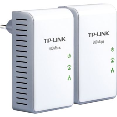 TP-LINK TL-PA210 Starter Kit zwei Adapter PowerLAN weiÃ/grau