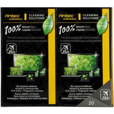 Antec 100% Natural Wipes 20p