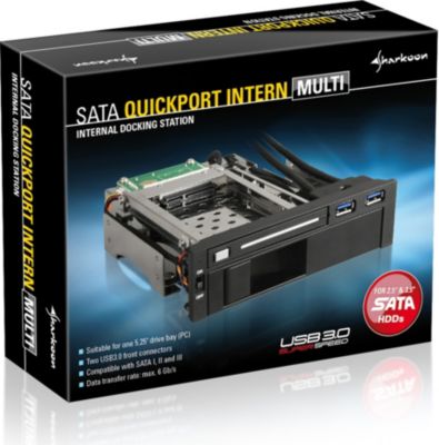 Sharkoon SATA QuickPort Intern Multi Dockingstation schwarz