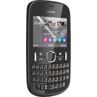 Nokia Handy Nokia Asha 201 schwarz