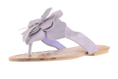Violette Zehentrenner-Sandalette mit Blume14.9 Preisvergleich