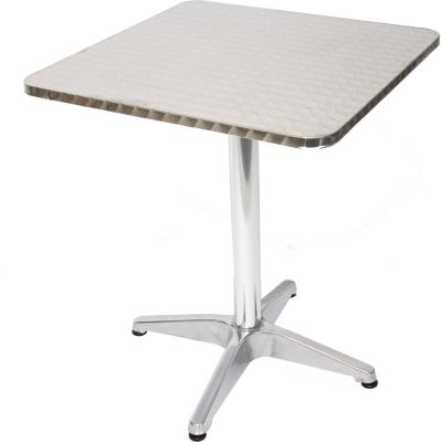 heute-wohnen Alu-Bistrotisch Gartentisch M28, rechteckig, 60cm