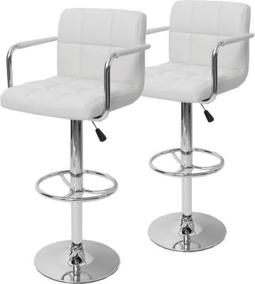 heute-wohnen 2x Barhocker M59 Kunstleder