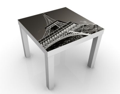 Design Tisch Eiffelturm 55x45x55cm Beistelltisch, Couchtisch, Motiv-Tisch, Wohnzimmer, Paris, Monument, Turm, Frankreich, Liebe