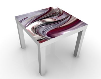 Design Tisch Illusionary 55x45x55cm Beistelltisch, Couchtisch, Motiv-Tisch, Wohnzimmer, 3D, Digital Kunst, Abstrakt, Fantasie, Wirbel