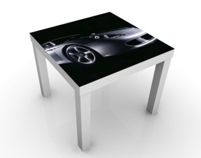 Design Tisch Porsche Carrera GT No.1 55x45x55cm Beistelltisch, Couchtisch, Motiv-Tisch, Wohnzimmer, Autos, Sportwagen, Rennsport, Prestige, Karosserie