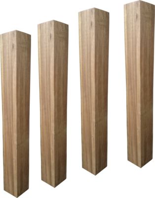 Tischbein 4er Set Akazie 74cm