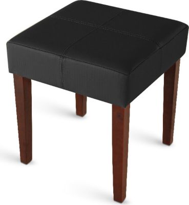 Cats Collection Hocker Leder schwarz