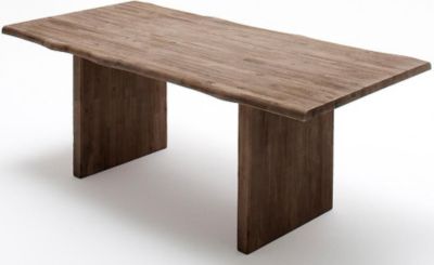 Esstisch NATURE  Akazie massiv Lava B: 180 cm