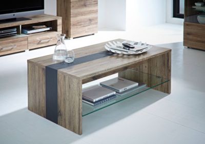 Couchtisch DEAL in San Remo Eiche MDF & Schiefer, 115 x 65