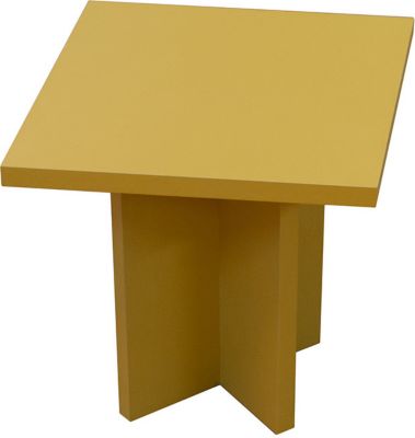 Beistelltisch COLOR 40 x 40 cm in safran supermatt