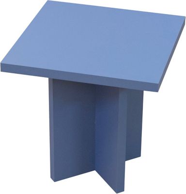 Beistelltisch COLOR 40 x 40 cm in himmelblau supermatt