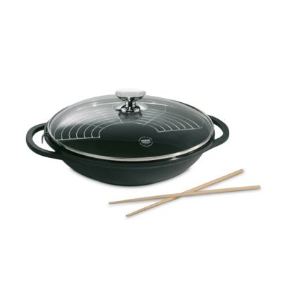 BERNDES TITANIUM SPECIAL EDITION - Wok mit Glasdeckel (32cm)